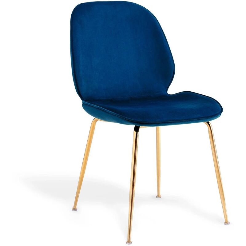 

Lúzete - Silla Ashcroft Terciopelo Azul