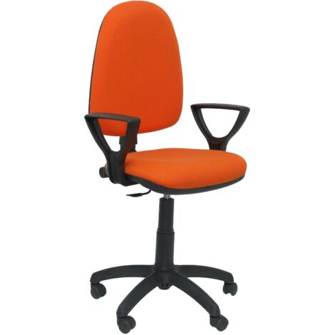 Silla Aýna bali naranja oscuro con brazos