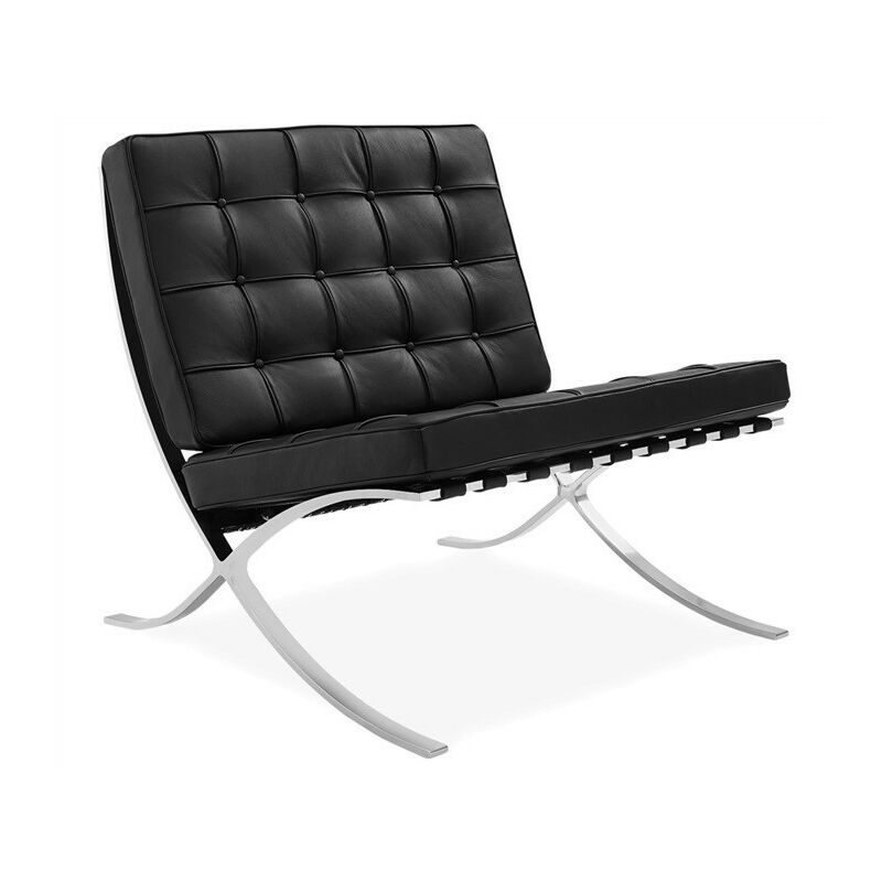 

Silla BARNA, diseño, piel top negra