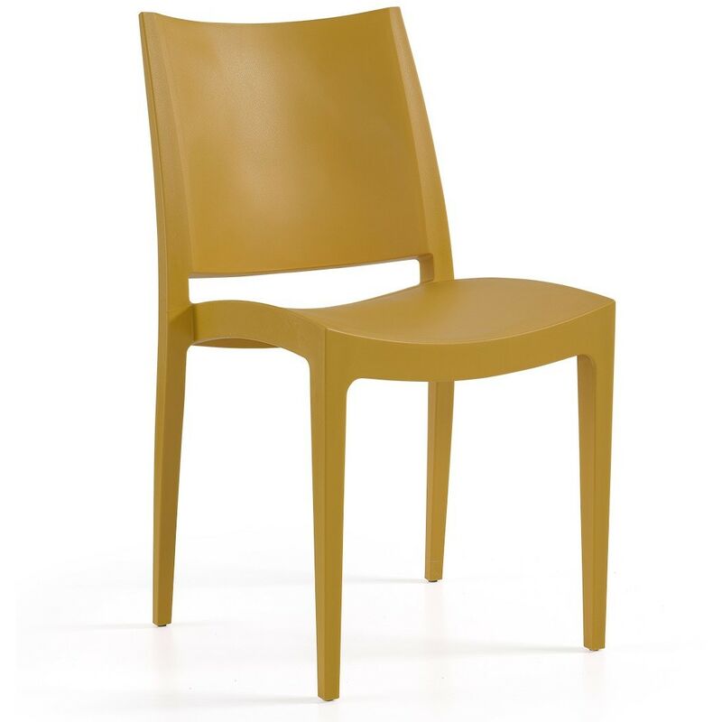 

BHD - Silla BEYBE, apilable, polipropileno mostaza
