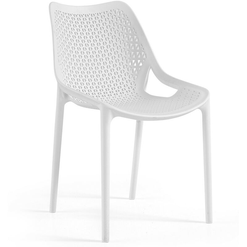 

Silla BILL, apilable, polipropileno blanco*