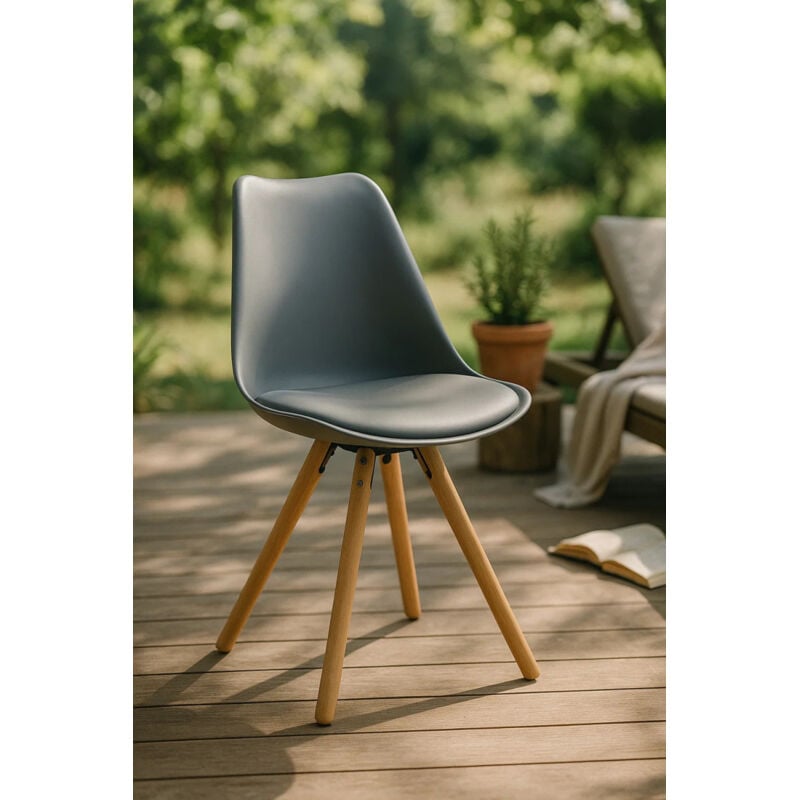 

Sillas Comedor - Silla Bonik Basic - Gris