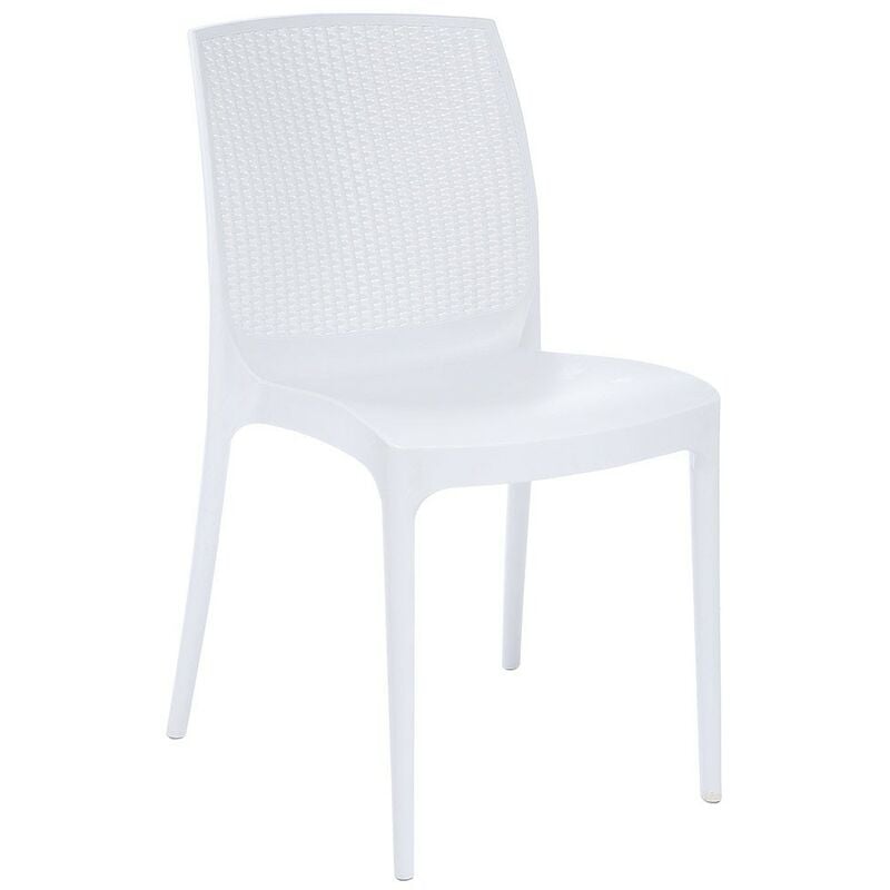 

Silla BORA, polipropileno blanco