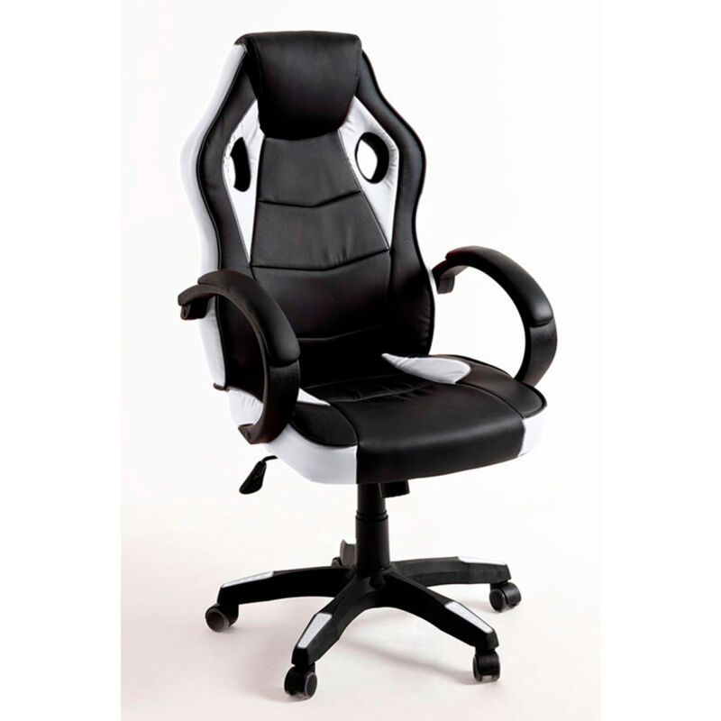 

Sillas Gaming - Silla Boss - Blanco y Negro