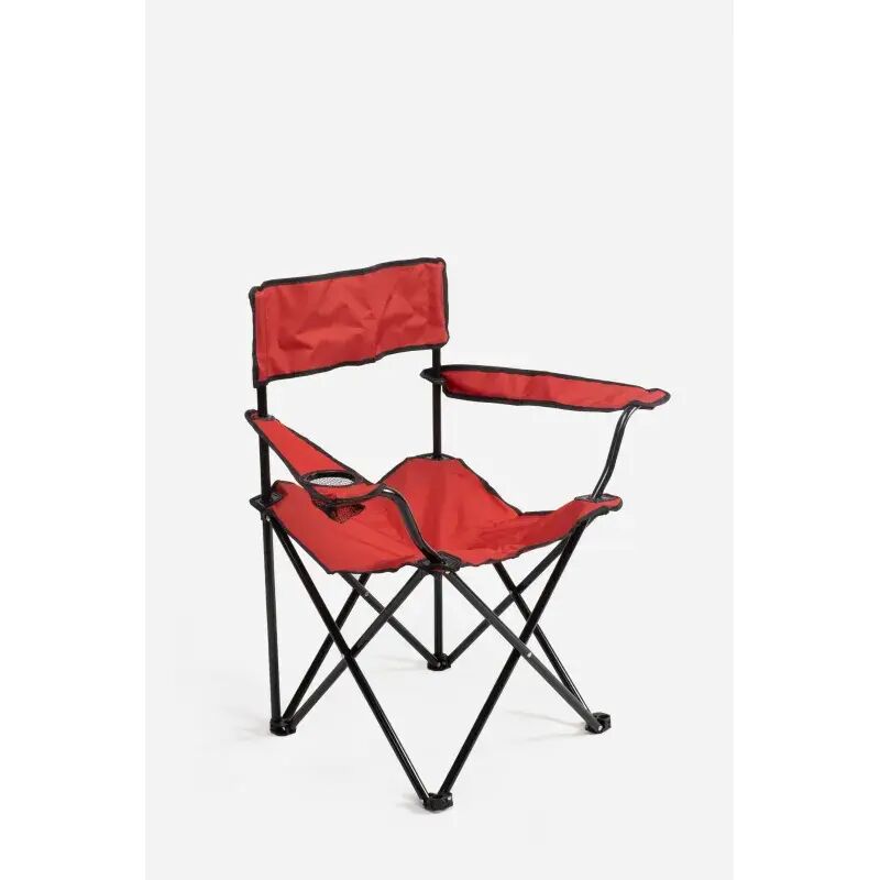 Silla Camping Plegable Roja 50x81x80