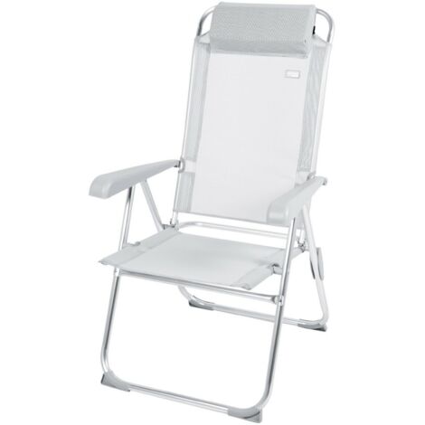 Silla Camping Reclinable Alu-44,5X55X103Cm-Textileno Aktive