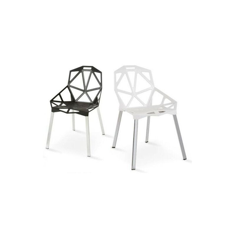 

Silla CAMY, aluminio, polipropileno blanco*