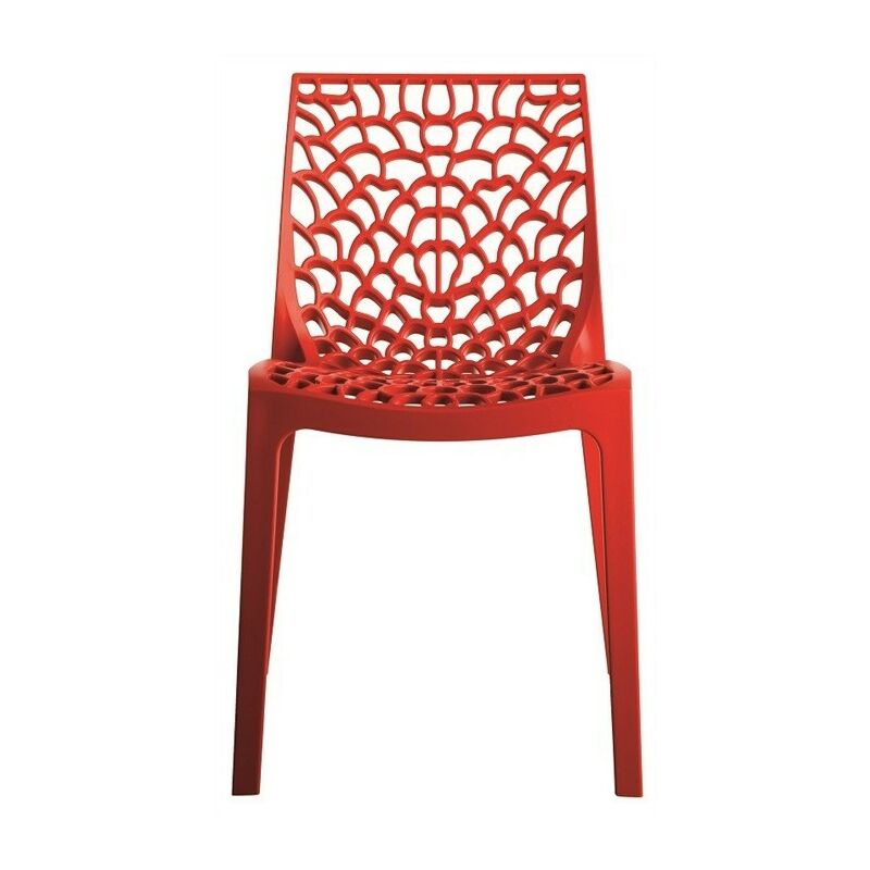 

Silla CAPRICHO, polipropileno rojo*