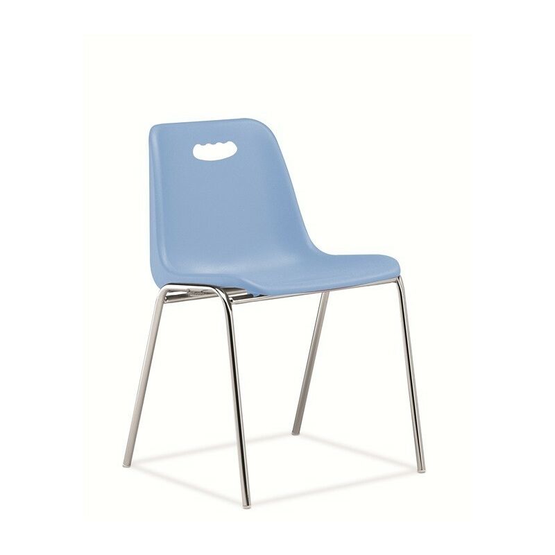

Silla CARCASA, con asidero, cromada, celeste