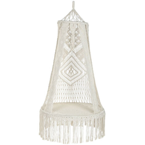 Silla Colgante Algodon 82X82X170 Max,120 Macrame