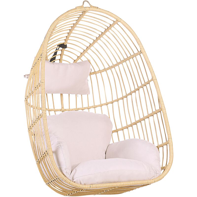 

Silla colgante de ratán color natural CASOLI