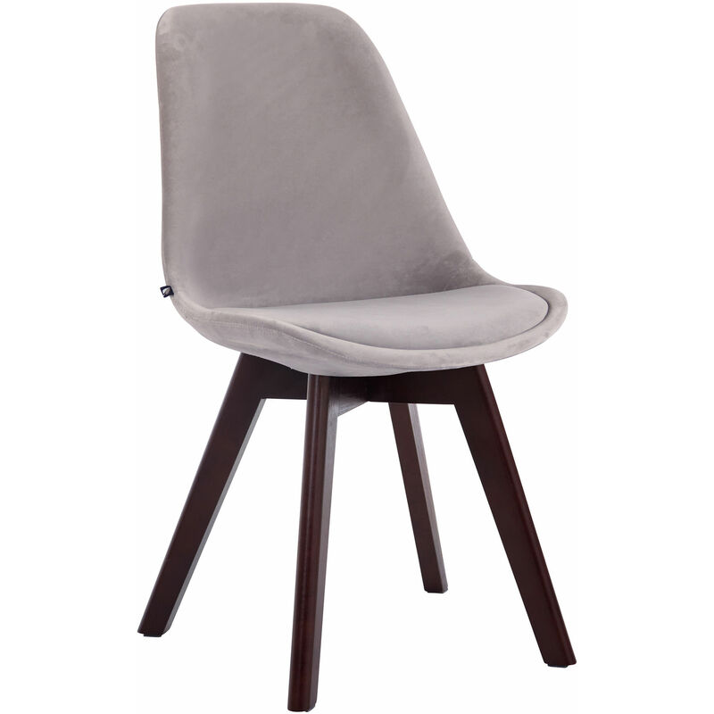 

CLP - Silla Comedor Borneo V2 En Terciopelo Gris Nogal