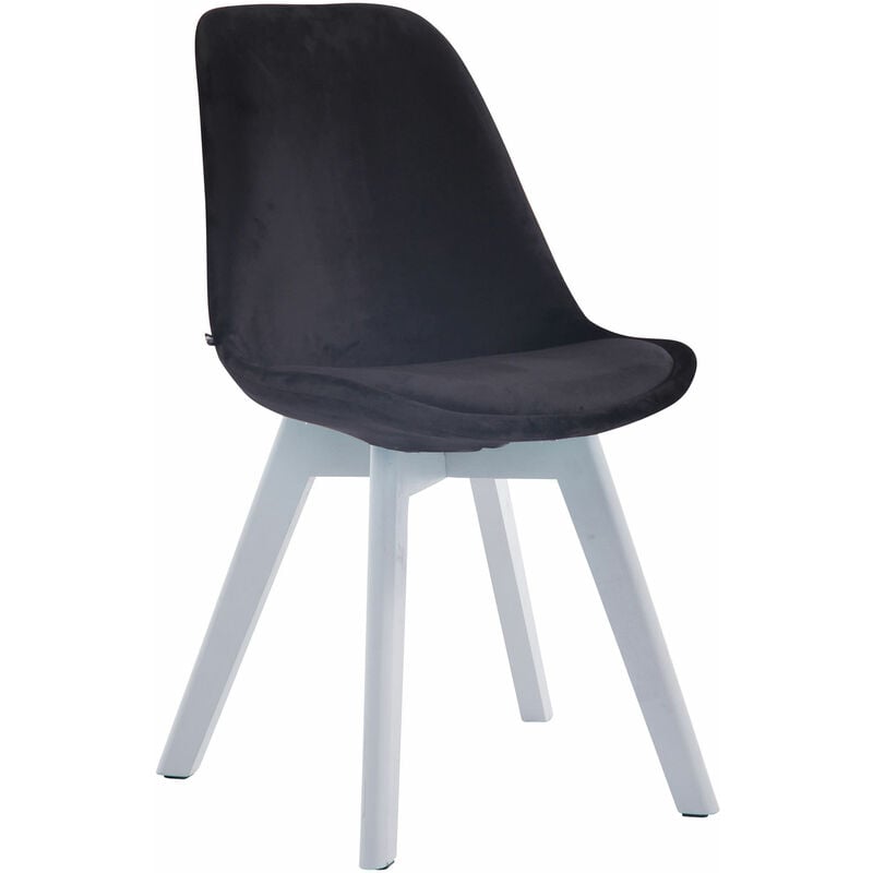 

Silla Comedor Borneo V2 En Terciopelo Negro Blanco