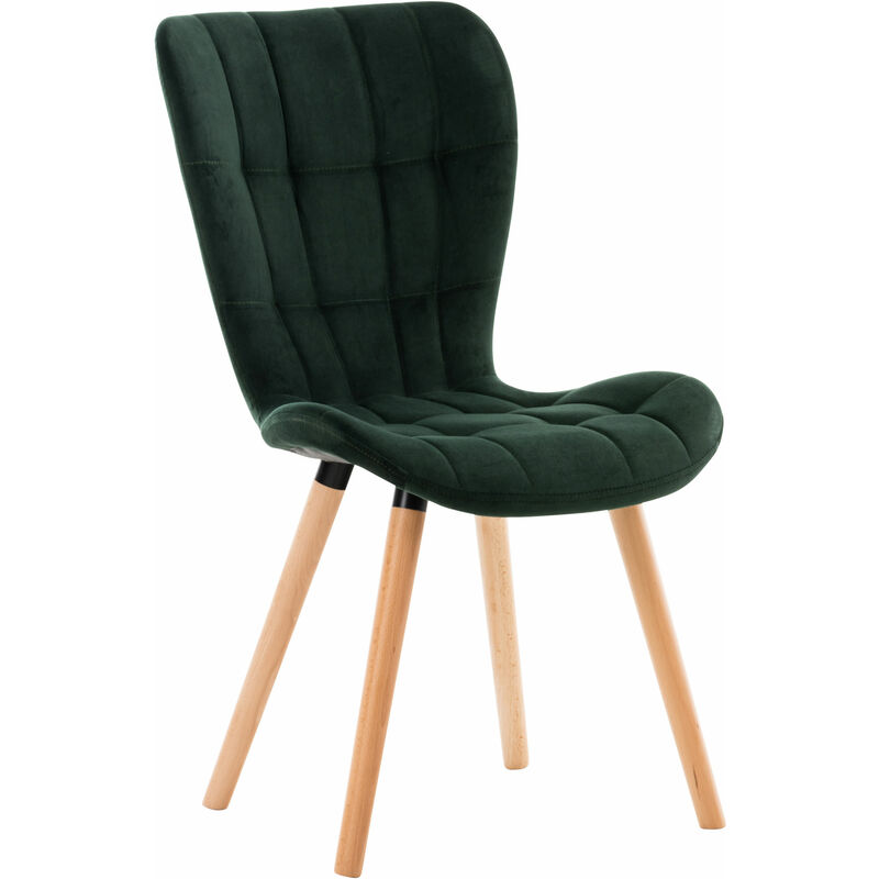 

CLP - Silla Comedor Elda En Terciopelo Verde
