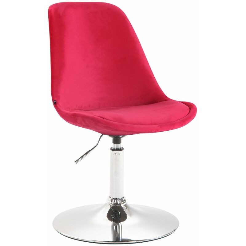 

CLP - Silla Comedor Maverick En Terciopelo Rojo Cromado