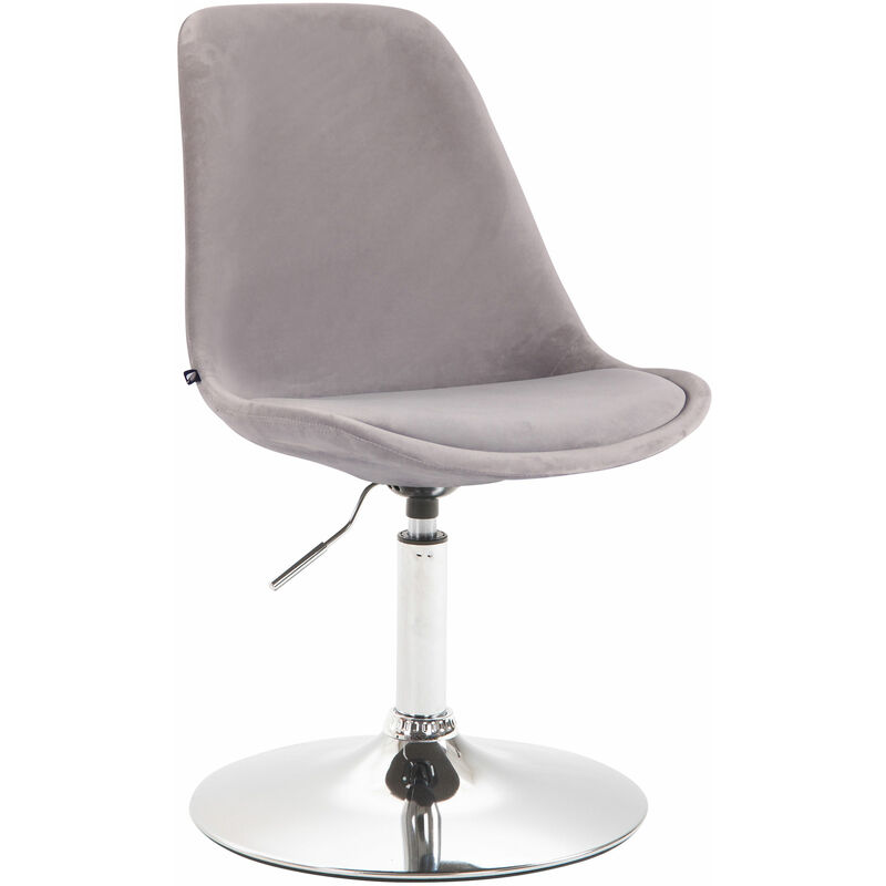 

CLP - Silla Comedor Maverick En Terciopelo Gris Cromado