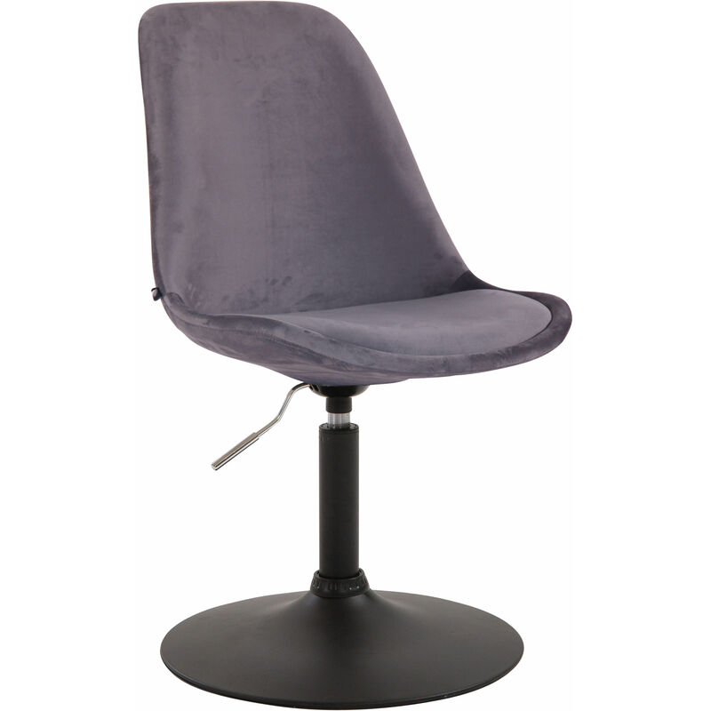

Silla Comedor Maverick En Terciopelo Gris oscuro Negro