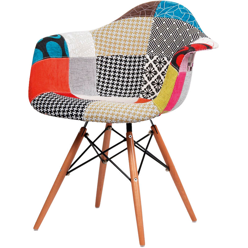 

Silla Comedor Pack de 4 Sillas de Comedor Merlín Tapizada Polipiel 95x57x44 cm Blanco