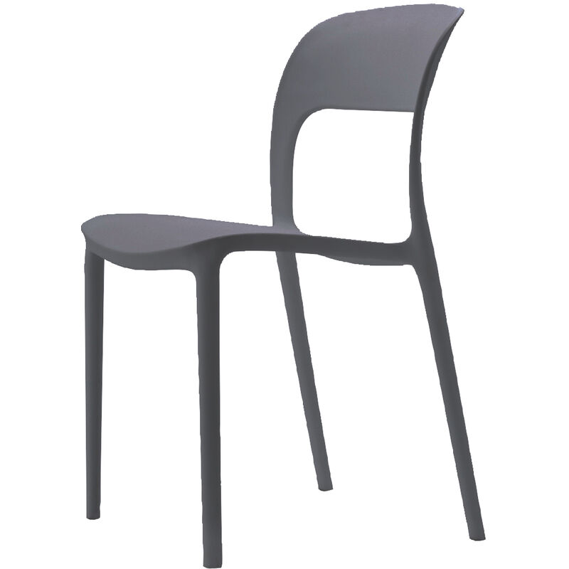 

Imperial Relax - Silla Comedor Pack de 4 Sillas de Comedor Norman Tapizada Polipiel 95x65x45 cm Negro