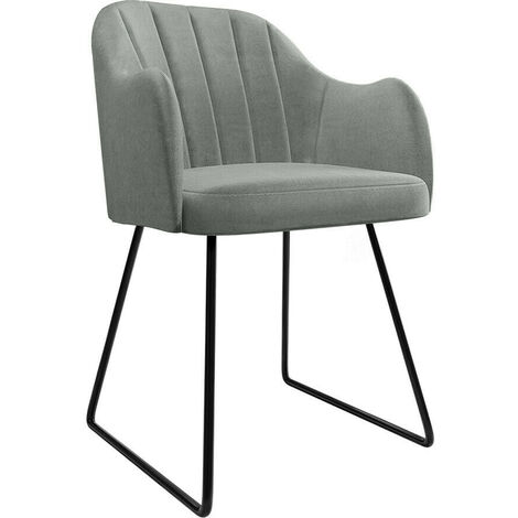 Silla Comfivo 102, Magic Velvet 2217, 78x46x56cm, Tapiz, Metálico