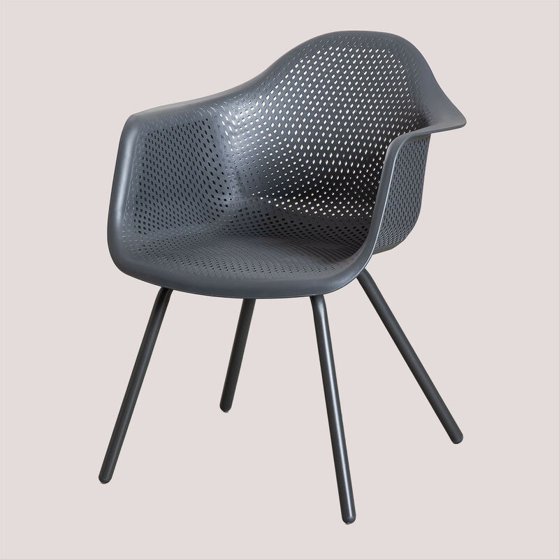 

Silla con Brazos Adel SKLUM - Gris Antracita