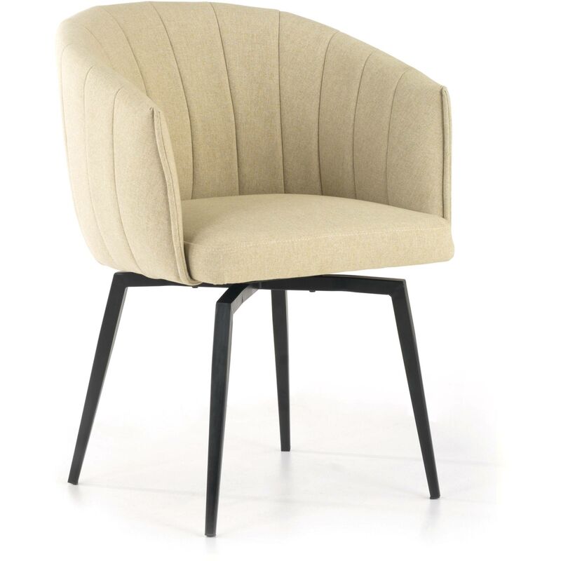 

Silla confidente Orlando giratoria beige - beige