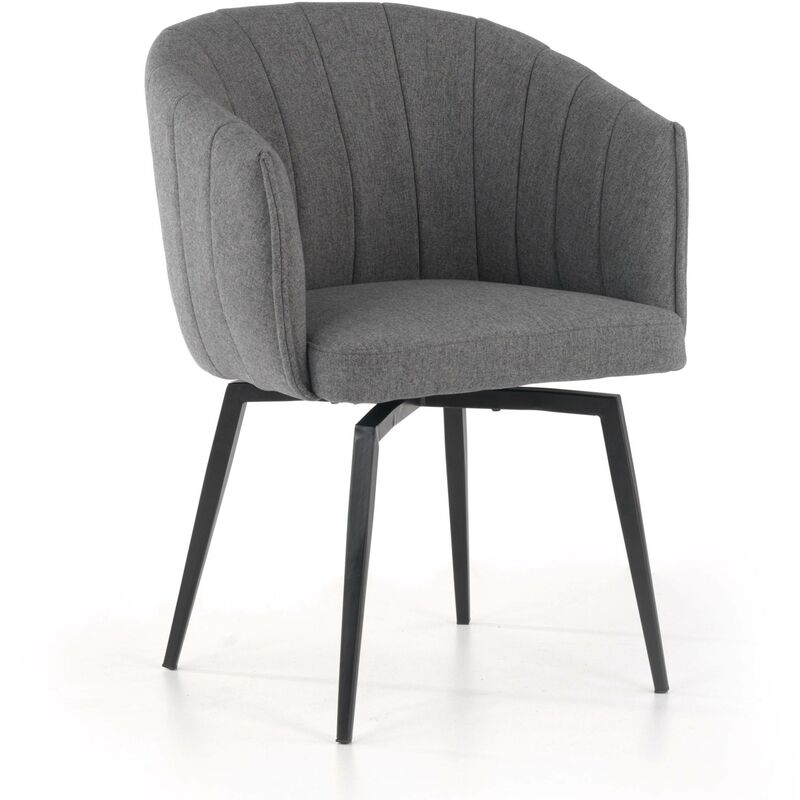 

Silla confidente Orlando giratoria negro - negro