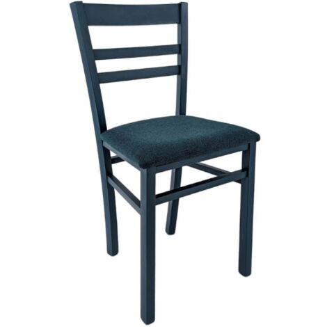 Silla cromica azul