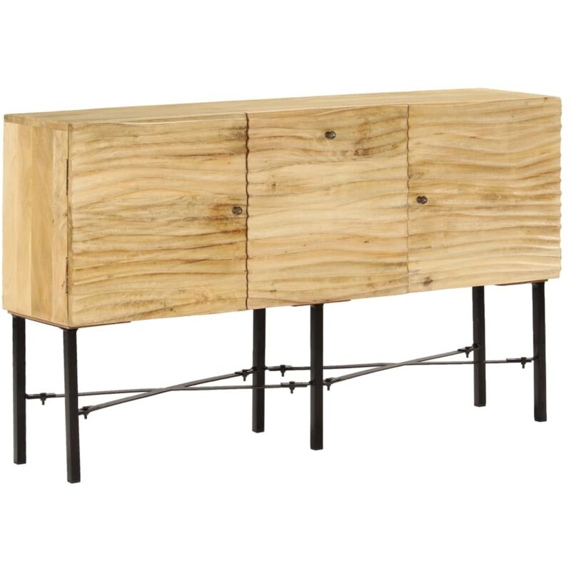 

vidaXL Aparador de Madera Maciza de Mango 118x30x70 cm - Marrón