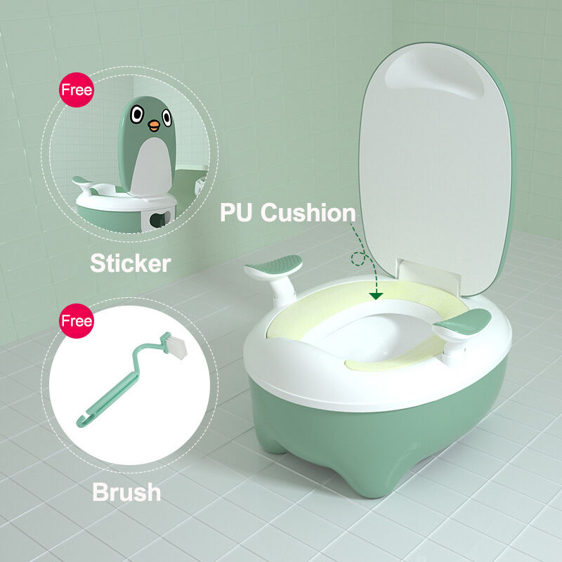 

Silla de baño extraíble antideslizante para niños pequeños con funda para bebé (verde)