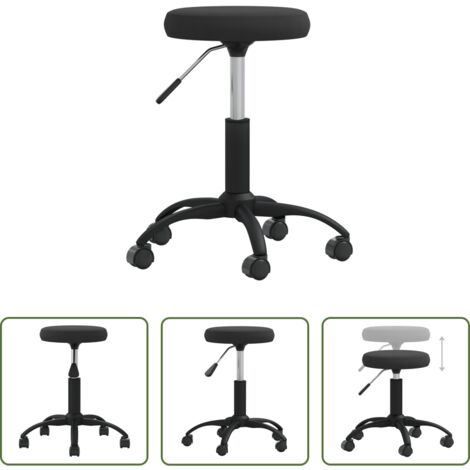 Silla de bar -  Silla de comedor de terciopelo negro