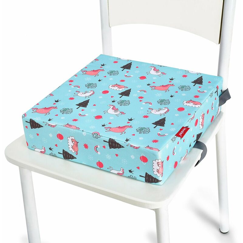 

Silla de bebe insular Cojin elevador Cojin Silla de comedor Altura del asiento que aumenta para ninos pequenos Ninos,Unicornio