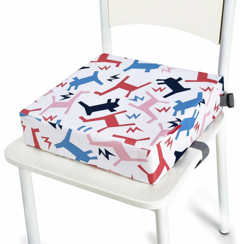 

Silla de bebe insular Cojin elevador Cojin Silla de comedor Altura del asiento que aumenta para ninos pequenos Ninos,Caballo rodante