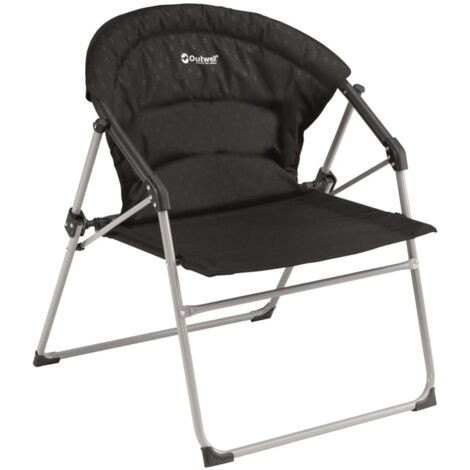 Silla de camping plegable Campana negro Outwell - Negro