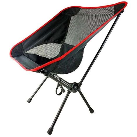 Silla de camping plegable con bolsa de transporte, silla de playa plegable ultraligera para senderismo, pesca, barbacoa, picnic al aire libre, capacidad de 240 kg