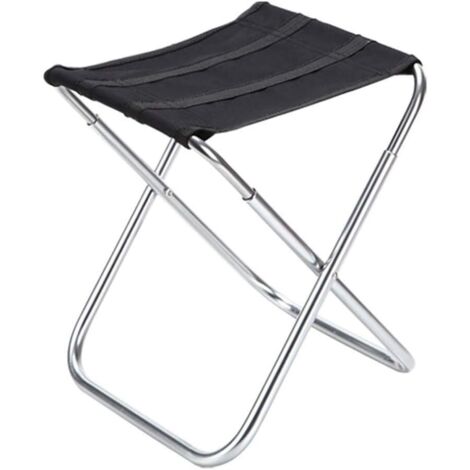 Silla de camping, taburete de pesca al aire libre, silla plegable portátil para picnics, ocio, camping y viajes (tamaño: 24 x 22 x 28 cm)