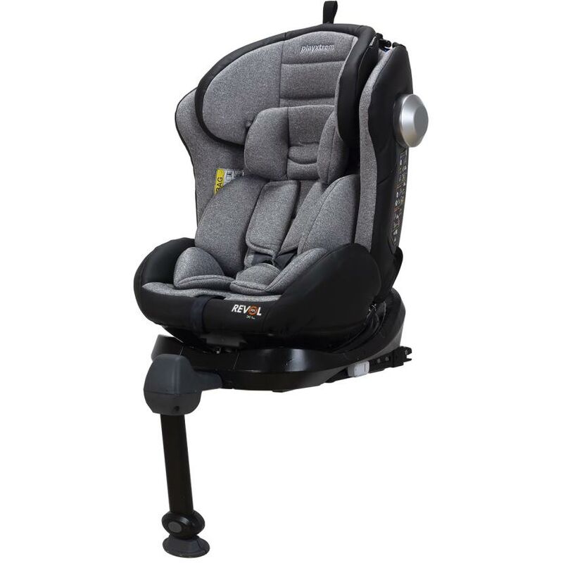 

Silla de coche Revolfix XL Playxtrem (hasta 36 kg) Gris - Casualplay