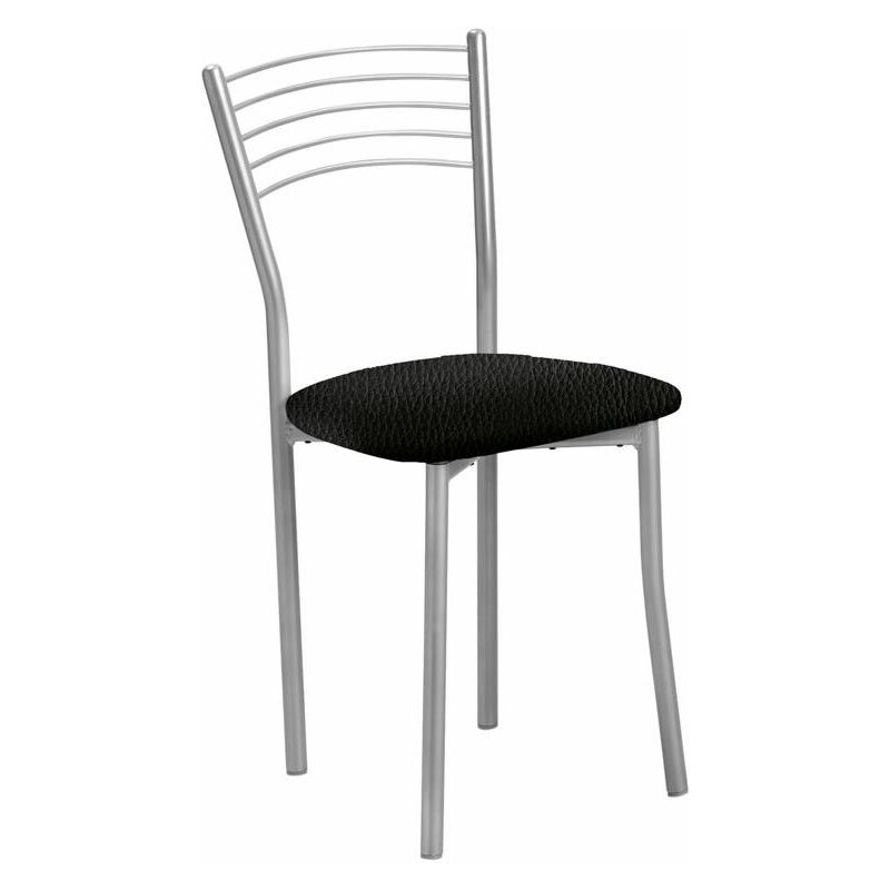 

Silla de cocina COPA varios tapizados | Tapizado: Polipiel Negra - Polipiel Negra