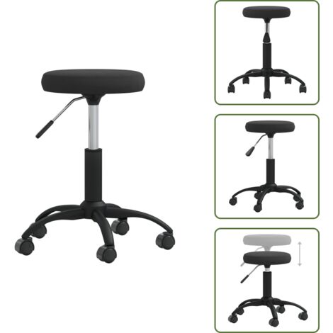 Silla de cocina - vidaXL Silla de comedor de terciopelo negro - Silla de terciopelo