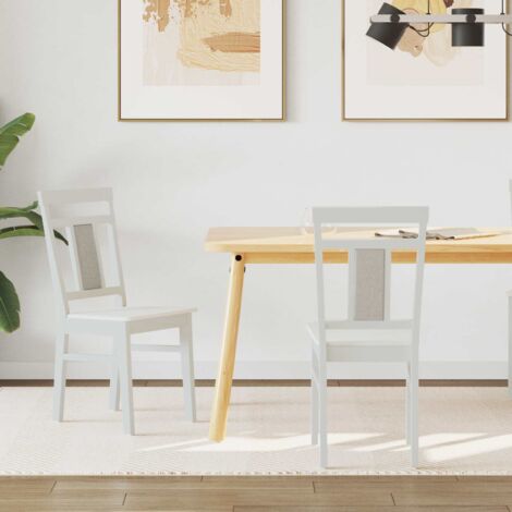 Silla de comedor 2 pcs Madera de Caucho Sólido vidaXL