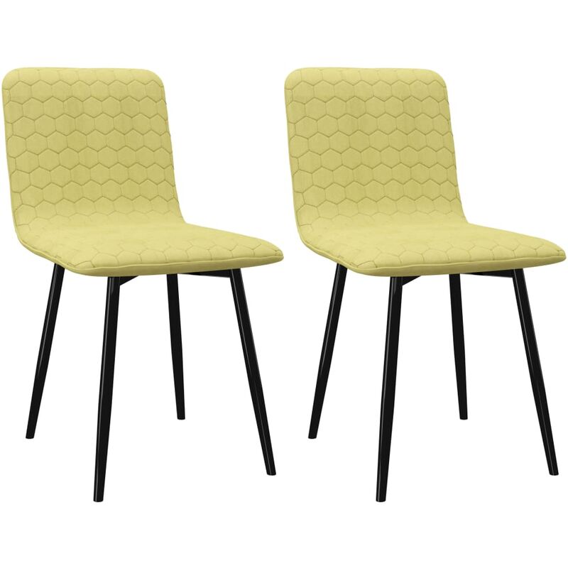 

Silla de comedor 2 unidades tela verde