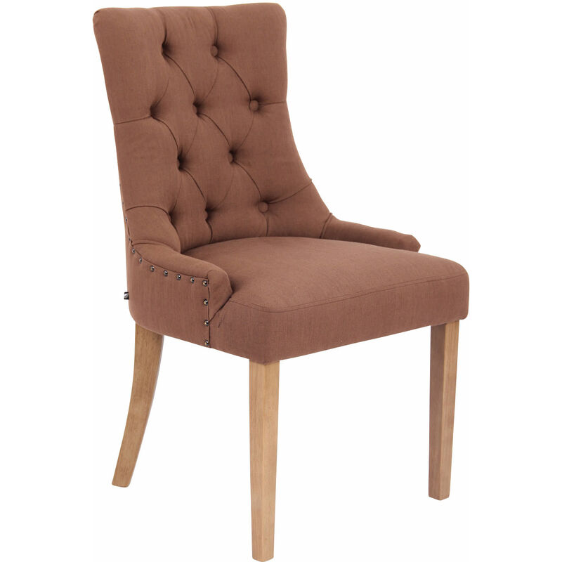 

CLP - Silla De Comedor Aberdeen En Tela Marrón Antigüo claro