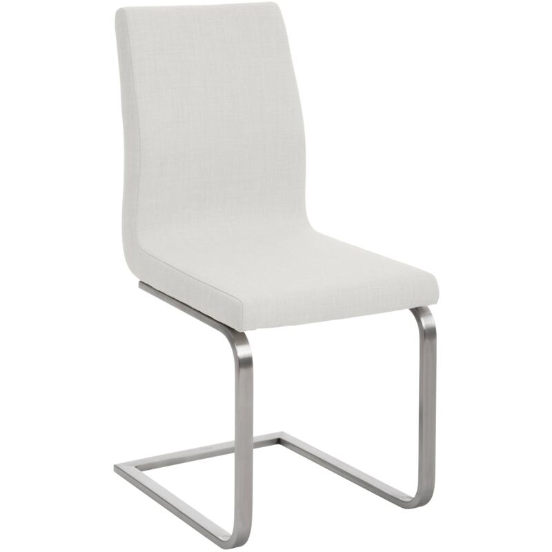 

Silla De Comedor Belfort En Tela Blanco