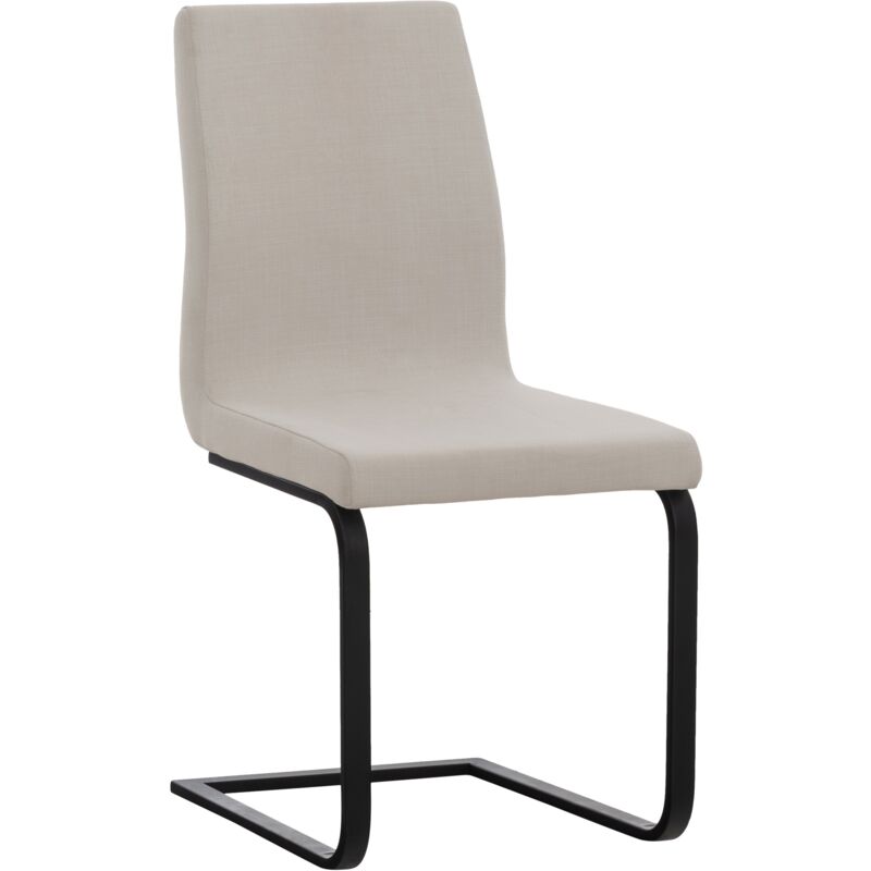 

CLP - Silla de comedor Belley en tela o cuero sintético Blanco Tela