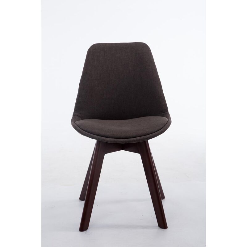 

Silla de comedor borneo v2 en tela gris oscuro,nogal Rogal