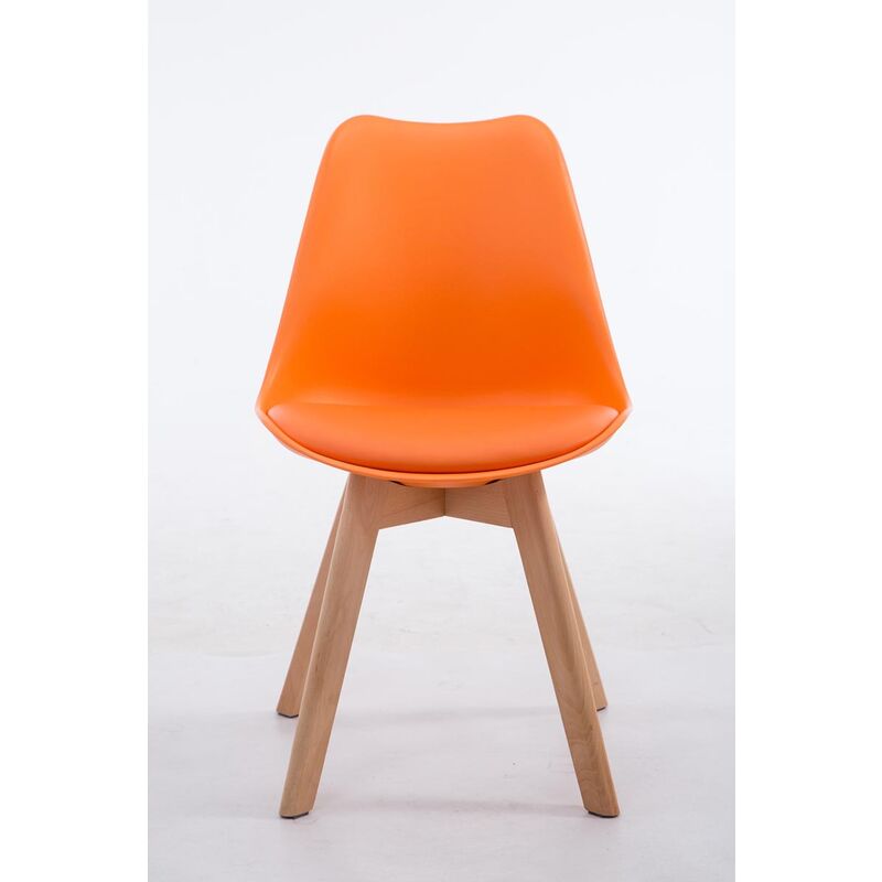 

Silla de comedor borneo v2 naranja,natural - Rogal