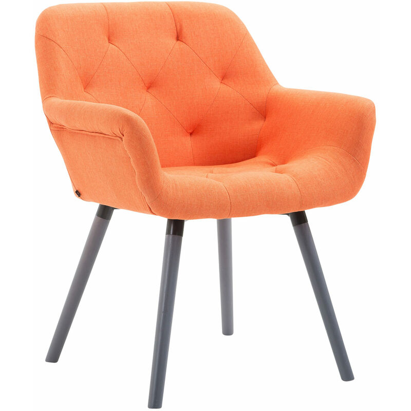 

Silla de comedor cassidy en tela naranja,gris - Rogal