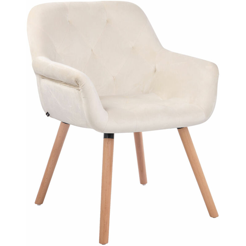 

CLP - Silla De Comedor Cassidy En Terciopelo Crema Natural