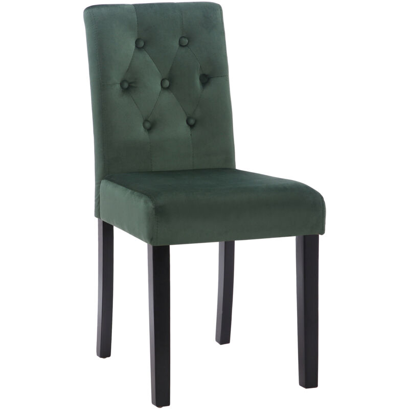 

Silla De Comedor Cello En Terciopelo Verde Negro