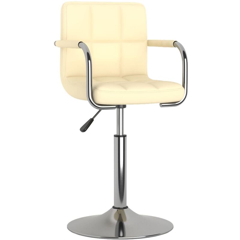 

Silla de comedor cuero sintético crema